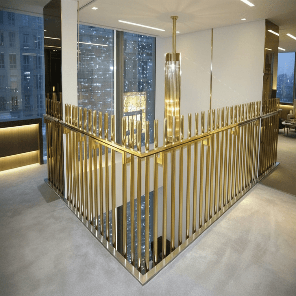 Sarı Pirinç Küpeşte